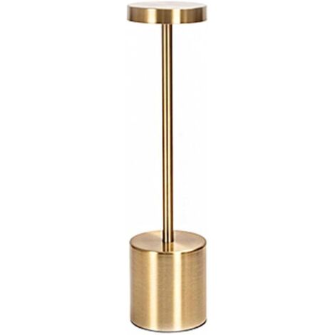 Lampade da tavolo con controllo touch, lampade da scrivania touch ricaricabili a batteria, lampade da comodino con regolazione continua dell'intensità luminosa a 3 colori, piccola lampada da scrivania