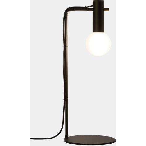 Lampade da tavolo Nude Curved E27 15 Nero