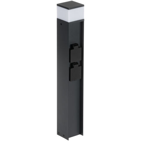 Lampade esterne LED  Nera – Alluminio – Rimpiazzabile  IP44  500 500 mm