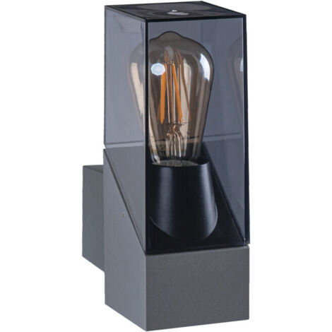 Lampade esterne murali - LED intercambiabili - Grafite - IP44 - 25 cm