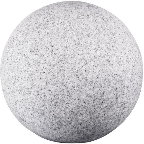 Lampade esterne sfera imitazione pietra  Pavimento – Ø490mm  Granito – IP65