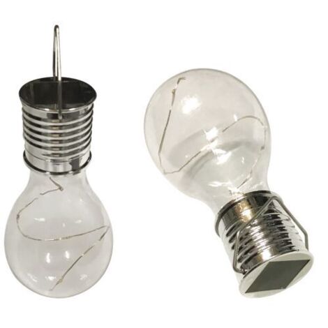 LAMPADE LAMPADINA LAMPADA SOLARE GIUNIONE CM. Ø7xH15 ILLUMINAZIONE ESTERNA PZ.12