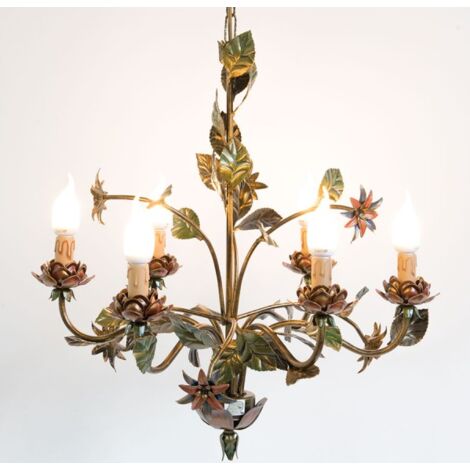 LAMPADE LINEA CAMELIA LAMPADARIO A 6 LUCI