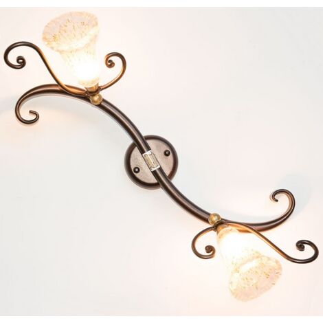 LAMPADE LINEA FARETTO LAMPADA A MURO APPLIQUE 2 LUCI ORIENTABILI
