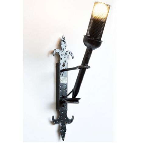 LAMPADE LINEA FORGIA LAMPADA A MURO APPLIQUE TORCIA SIENA PICCOLA
