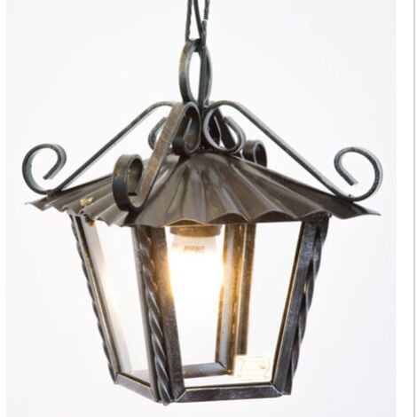 Lampade linea lanterne lampada a sospensione quadrata con catena cm 21x21x30