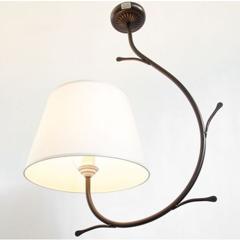 LAMPADE LINEA LOIRA LAMPADARIO A SOSPENSIONE Ø 35 - 1 LUCE CM. 35X38X76