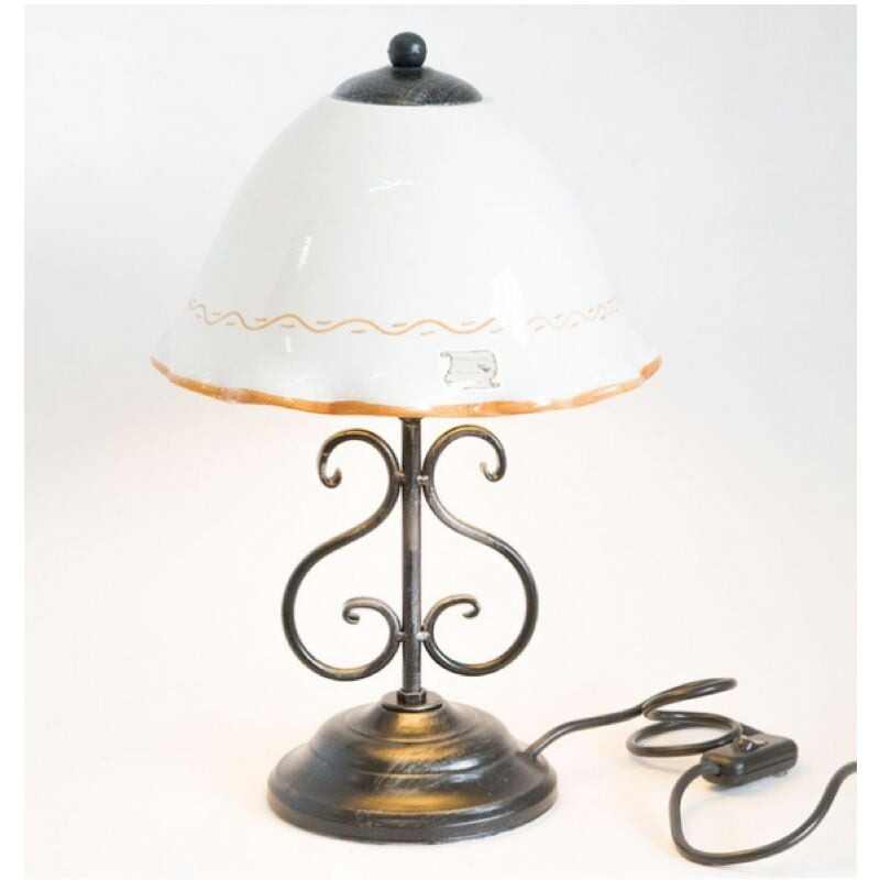 Image of Lampade linea vintage lampada da tavolo applique 1 luce rosa o gialla colore: giallo