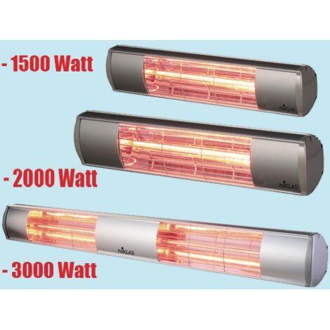 LAMPADE RICAMBIO 1500W P/TERMOP.NIKLAS