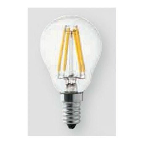 Confezione da 4 Lampadine a Filamento Lungo Tubolare Stile Vintage E27 4W,  Sostituisce Lampadine Alogene da 40W, 220-240V AC, 2700K Luce Bianca freddo  400LM : : Illuminazione