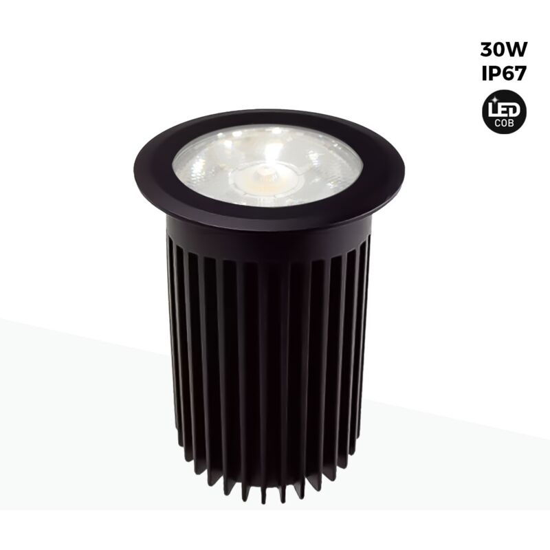 Image of Faretto da incasso a pavimento led 30W -Bianco caldo- Ø10cm- IP67 - Bianco Caldo