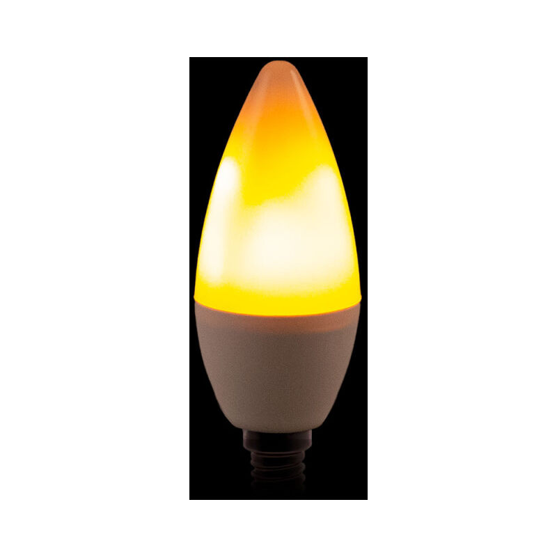 Lampadina LED E14 3W 270Lm 2000°K Efecto Fiamma