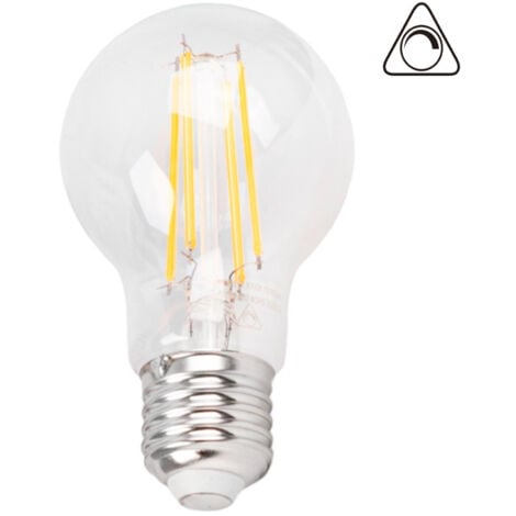 Lampadina a filamento LED dimmerabile E27 8W A60 - Bianco Caldo