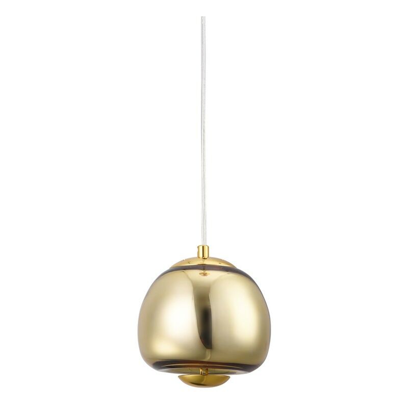 Image of Lampada a sospensione 'Julia' ispirata al design di Tom Dixon Colore Oro - Oro