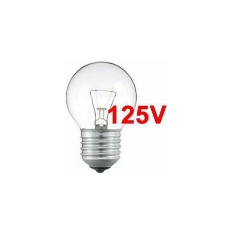 Lampadina a incandescenza 125V sferica 60W E27