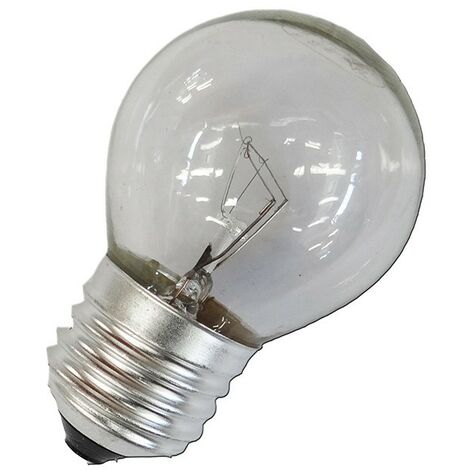 Lampadina a incandescenza sferica trasparente 60W E27 240V EDM 35123