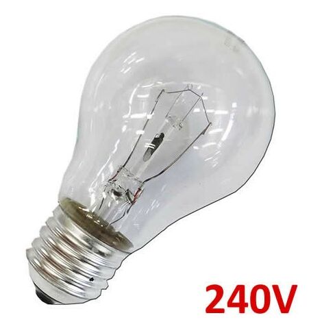 Lampadina a incandescenza standard chiara 40W E27 240V EDM 35101