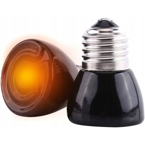 Lampadina a infrarossi Heckermann R75 da 50W per terrario
