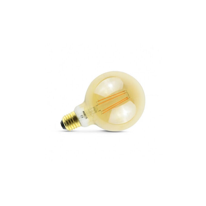 Image of Lampadina led E27 G95 Filament 8W 1000lm 280° - Bianco Caldo 2700K