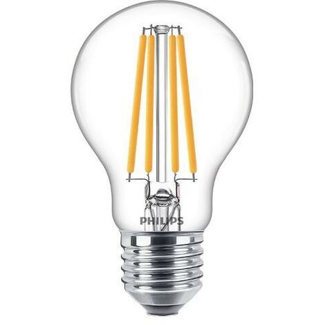 LAMPADINA A LED A FILAMENTO ''PHILIPS'' GOCCIA 100W E27 2700K, LUCE CALDA