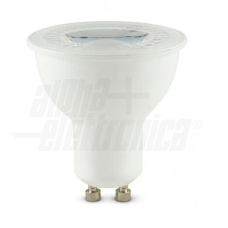 Lampadina a Led GU10, 7W, 230Vac, 38°, Dimmerabile, Bianco caldo