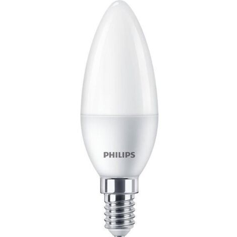 LAMPADINA A LED ''PHILIPS'' OLIVA 40W E14 2700K, LUCE CALDA