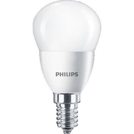 LAMPADINA A LED ''PHILIPS'' SFERA 40W E14 4000K, LUCE BIANCA