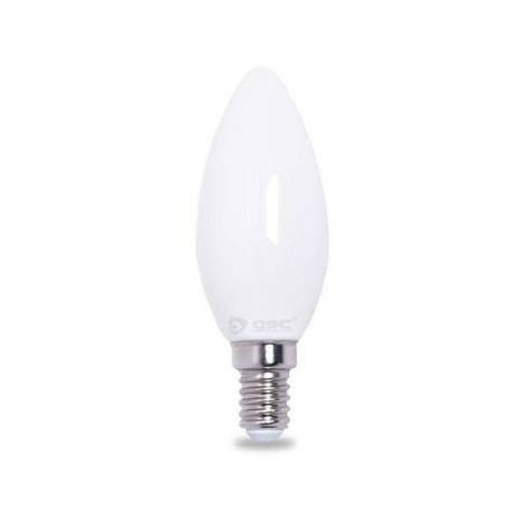 Lampadina a led serie candela di vetro a led 4W E14 6000k GSC 2003515
