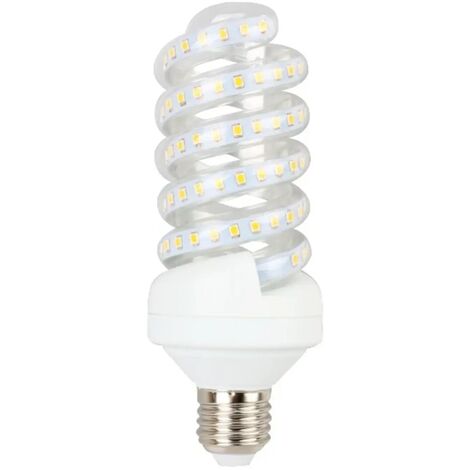 lampadina a led spirale ultra luminosa E27 bianco freddo 220-240 volt F 20 watt