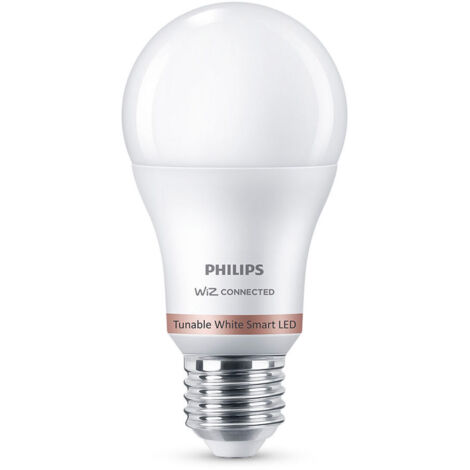 Lampadina a led standard e27 8w 2.700k-6.500k 806lm wifi philips wiz