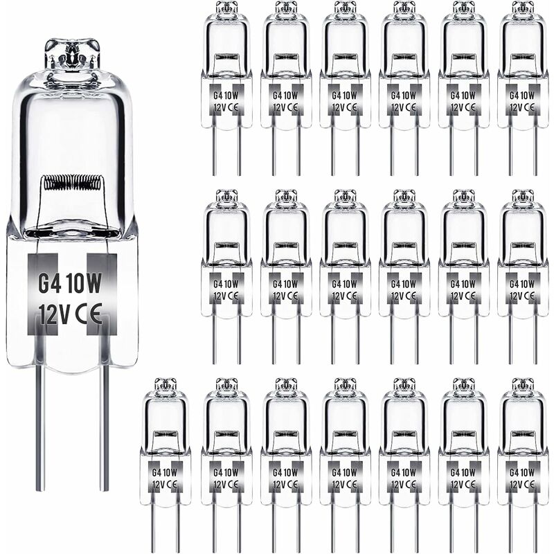 Lampadina alogena G4 12V 10W, lampadina G4