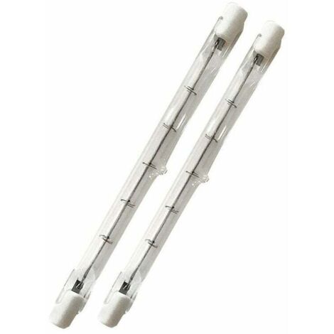 Lampadina alogena lineare R7s da 500 W CHOYCLIT, tubo da 118 mm, dimmerabile, bianco caldo 2800 K, 11000 lm, AC 200-240 V, per illuminazione domestica, lavoro, sicurezza, lampioni, ecc. (5 pezzi)