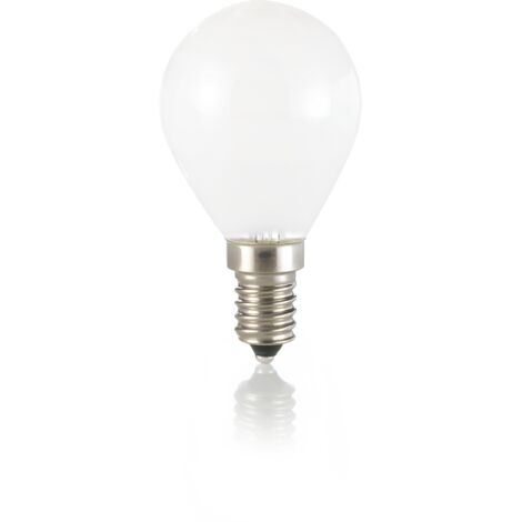 LAMPADINA ATTACCO E14 SFERA IN VETRO BIANCA 4 W 340 lm 3000 K Ø 45 x H 78 mm