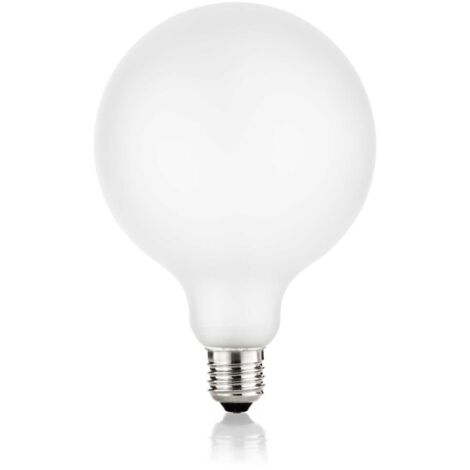 LAMPADINA ATTACCO E27 IN VETRO GLOBO SATINATA 8 W 900 lm 3000 K D125