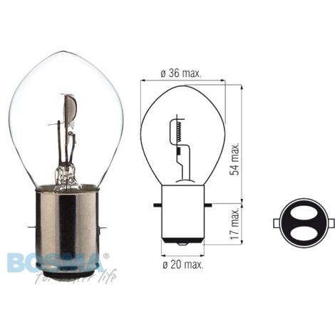 Lampadina BOSMA 6V 35/35W BA20d