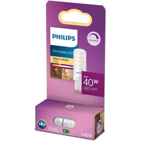 Lampadina corepro led philips coreg940827d-g9 4w 2700k