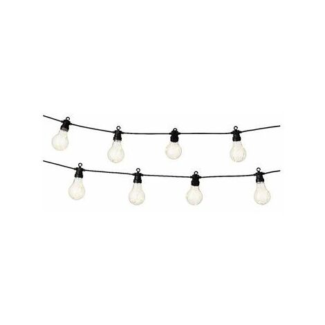 Lampadina da esterno vintage ghirlanda 14,5 m 20 led ip44 illuminazione a luce calda