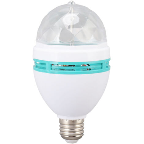 Lampadina danzante Base E26 RGB Cambio automatico Sicuro Stabile ABS PC Rotante per Feste Bar Matrimoni 85‑260 V