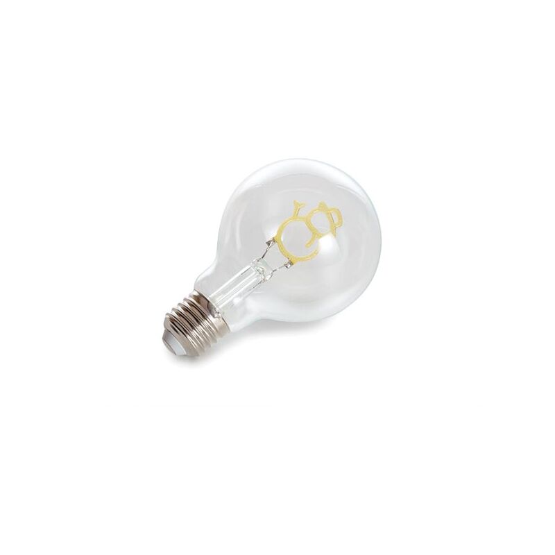Image of Deco lampadina - lampadina decorativa - filamento dorato a forma di pupazzo di neve - 220-240 v