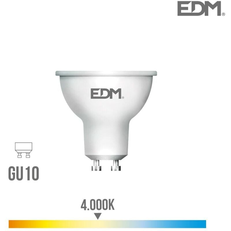 Lampada led GU10 8W 7 710lm 4000 4000KfraLatn Luce del giorno 120 120° ø Ø5x5,5cm