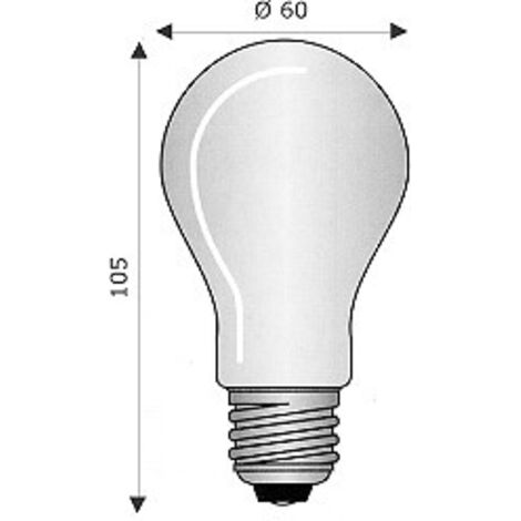 Lampadina E27 60X105 24V 25W Fr ( WIMEX cod. 4130134 )