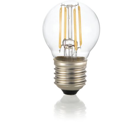 Ideal Lux Crash lampadina E27 led 4w vetro ambra vintage luce calda