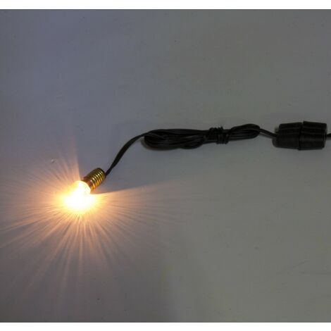 Lampadina E5 Bianca per Presepe 3,5 V Luce Calda per Presepe 10390