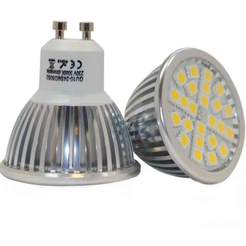 Lampadina Faretto a Led Dicroica Faretto Gu10 8 Watt 2700k Luce Bianco Caldo - - Trade Shop Traesio