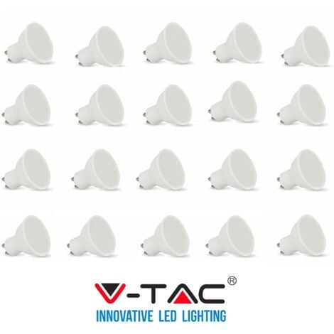LAMPADINA FARETTO GU10 4.5W Watt LUCE NATURALE FARETTI 20 PEZZI