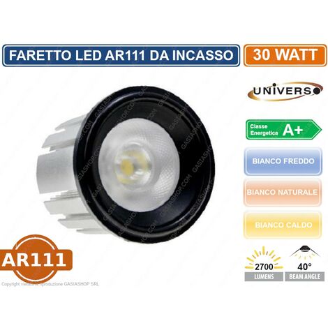 Gasiashop - GU10-03 - LAMPADINA LED GU10 6W FARETTO SPOTLIGHT 110° COLORE  LUCE ROOSO VERDE BLU