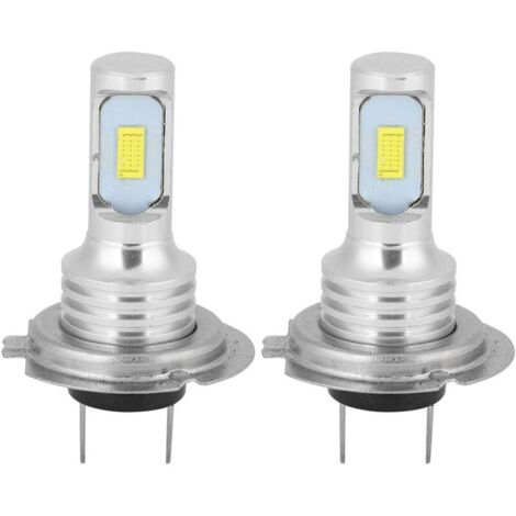 Lampadina fendinebbia, 2 pezzi 80W 6000K H7 LED universale per auto, lampada fendinebbia bianca DC 12-24V