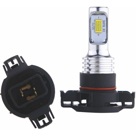 Lampadina fendinebbia a LED Xenon 2504 PSX24W da 35W, 4000LM, 6000K