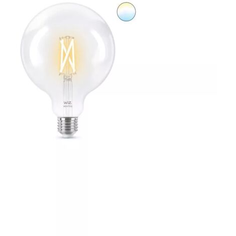 lampadina filament chiaro smart philips smart led g125, 806 lm