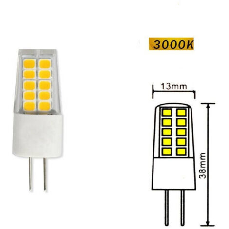 Lampadina G4 Led Smd 2,5 Watt 12v Luce Fredda 6500k Calda 3000k Naturale 4000k